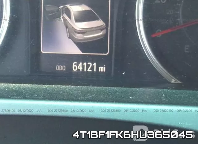 4T1BF1FK6HU365045 фото 8