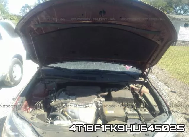 4T1BF1FK9HU645025 фото 2
