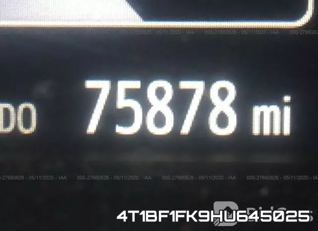 4T1BF1FK9HU645025 фото 8