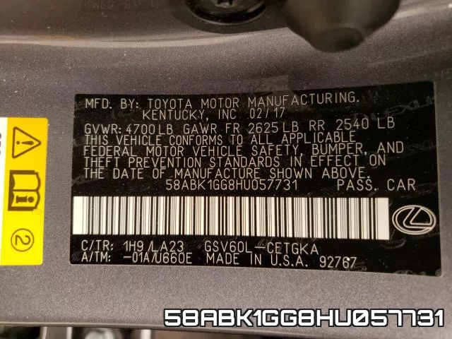 58ABK1GG8HU057731 фото 2