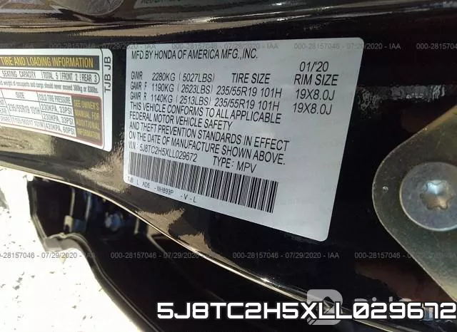 5J8TC2H5XLL029672 фото 10