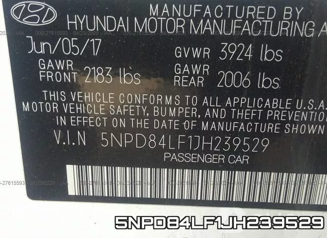 5NPD84LF1JH239529 фото 10