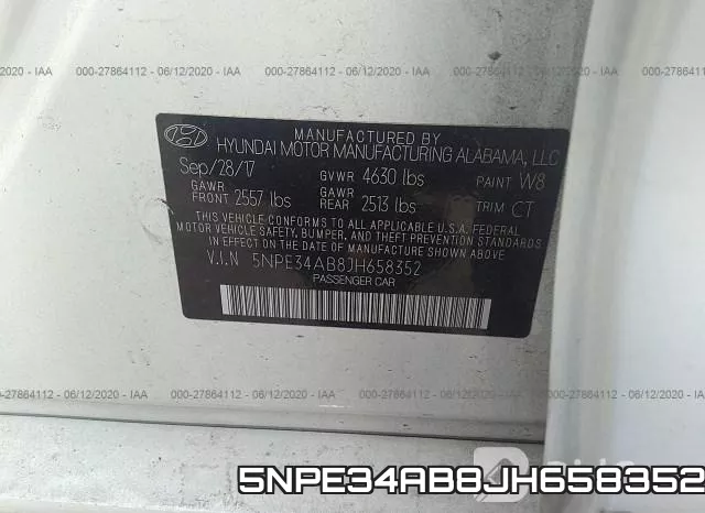 5NPE34AB8JH658352 фото 10