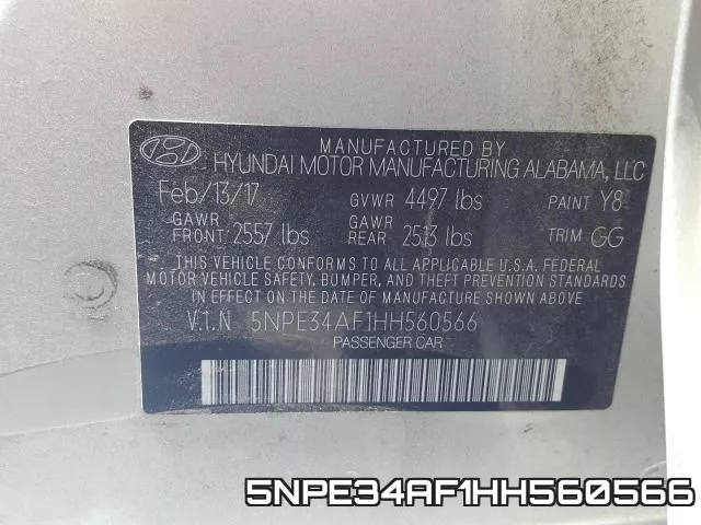 5NPE34AF1HH560566 фото 2
