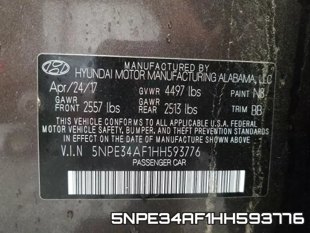 5NPE34AF1HH593776 фото 2