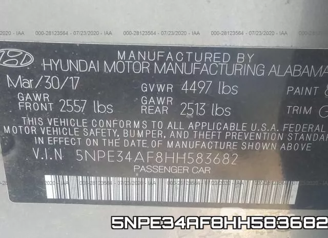 5NPE34AF8HH583682 фото 10
