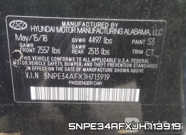 5NPE34AFXJH713919 фото 10