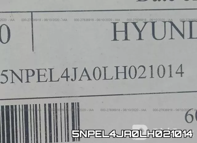 5NPEL4JA0LH021014 фото 10