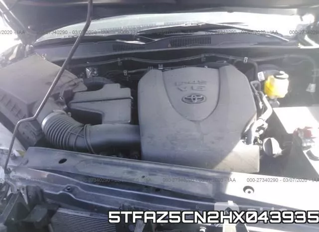 5TFAZ5CN2HX043935 фото 2