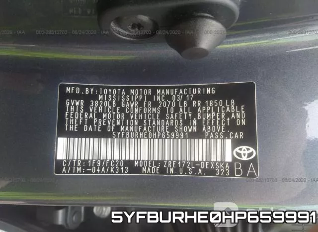 5YFBURHE0HP659991 фото 10