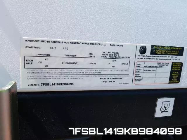 7FSBL1419KB984098 фото 2
