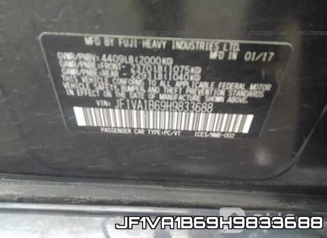 JF1VA1B69H9833688 фото 10