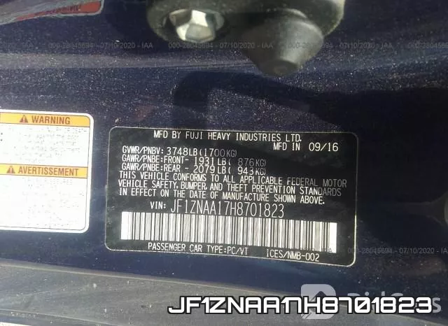 JF1ZNAA17H8701823 фото 10