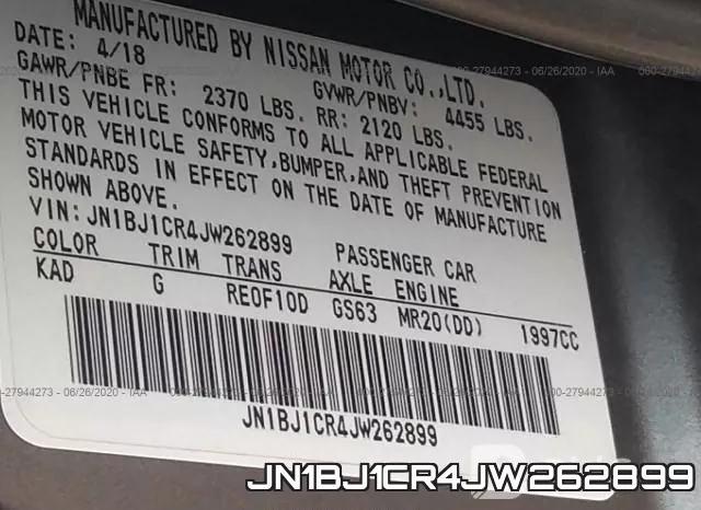 JN1BJ1CR4JW262899 фото 10
