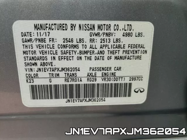 JN1EV7APXJM362054 фото 2