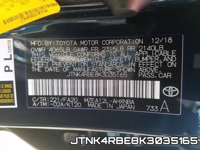 JTNK4RBE8K3035165 фото 2