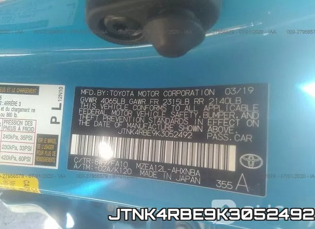 JTNK4RBE9K3052492 фото 10