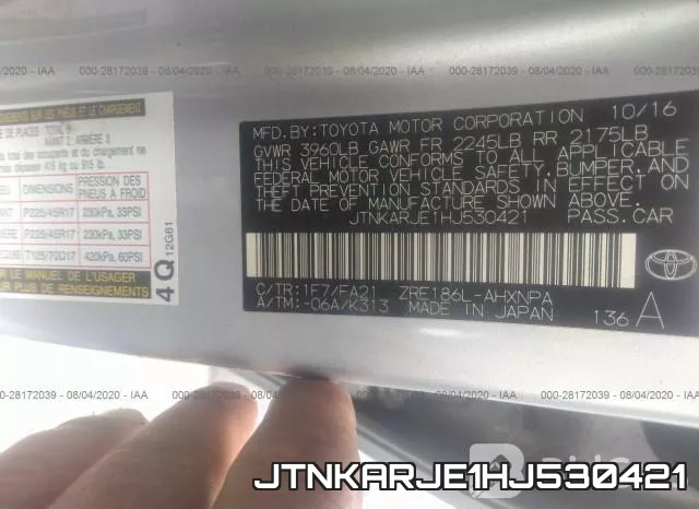 JTNKARJE1HJ530421 фото 10