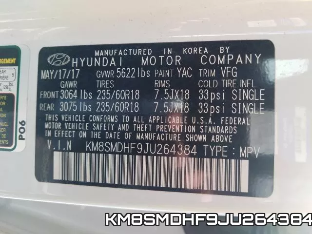 KM8SMDHF9JU264384 фото 2