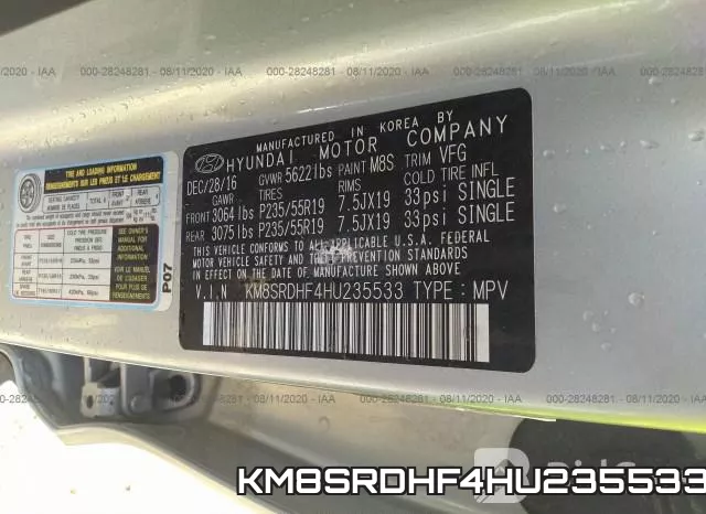 KM8SRDHF4HU235533 фото 10