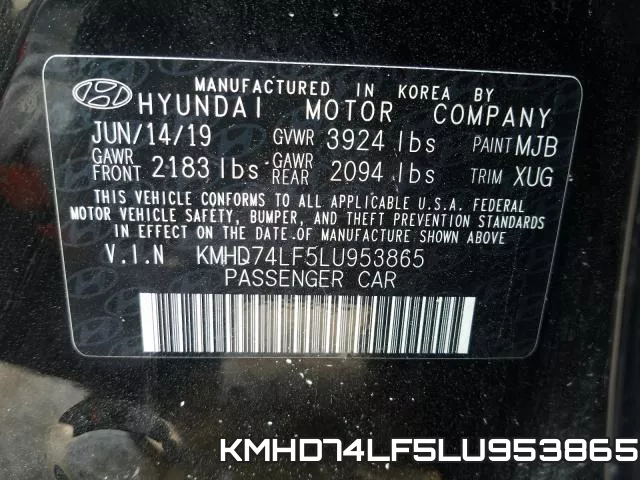 KMHD74LF5LU953865 фото 2