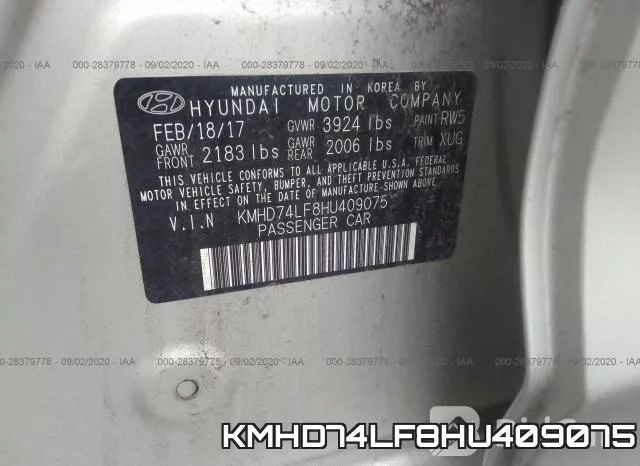 KMHD74LF8HU409075 фото 10