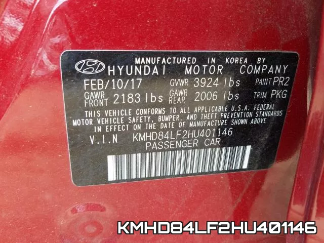 KMHD84LF2HU401146 фото 2