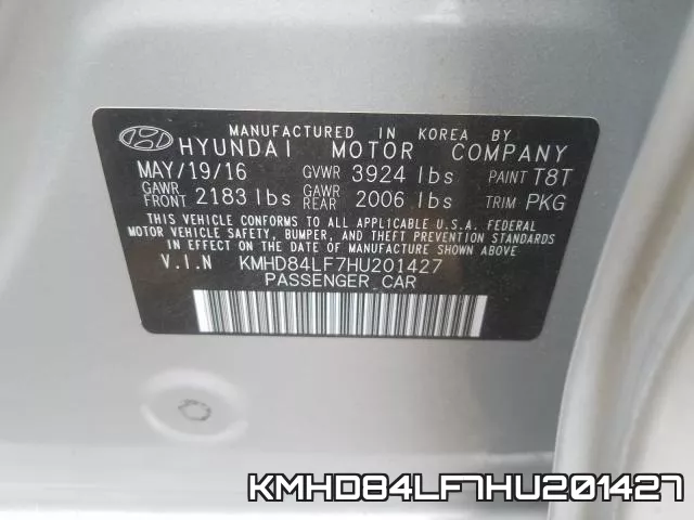 KMHD84LF7HU201427 фото 2