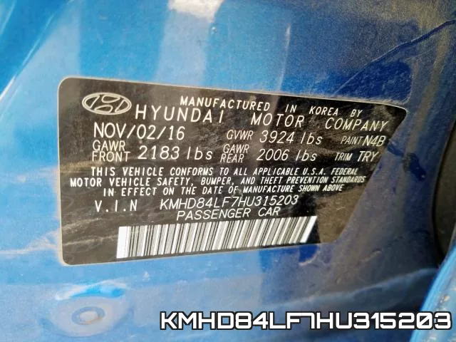 KMHD84LF7HU315203 фото 2