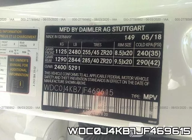 WDC0J4KB7JF469615 фото 10