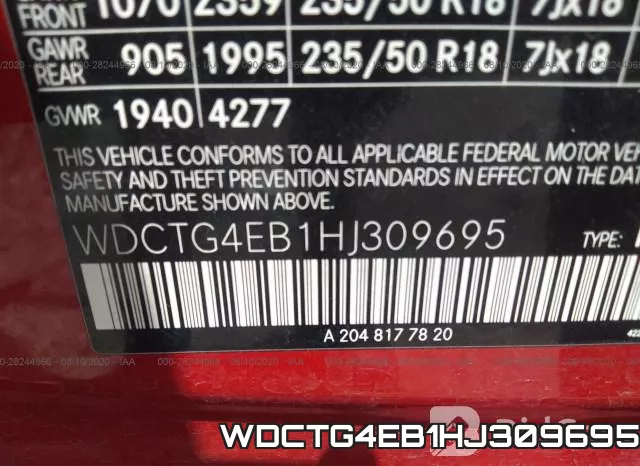 WDCTG4EB1HJ309695 фото 10