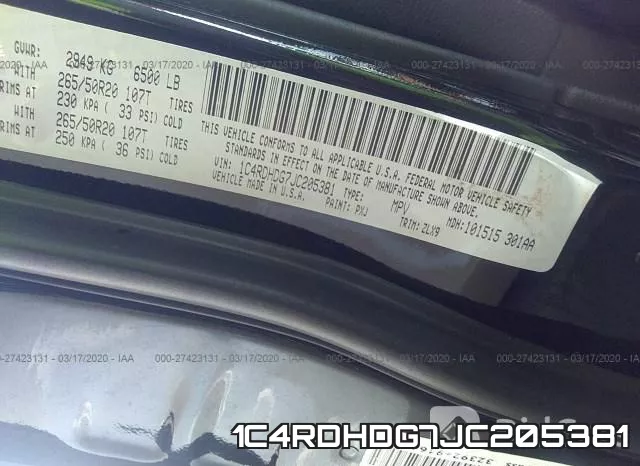 1C4RDHDG7JC205381 фото 10