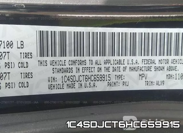 1C4SDJCT6HC659915 фото 10