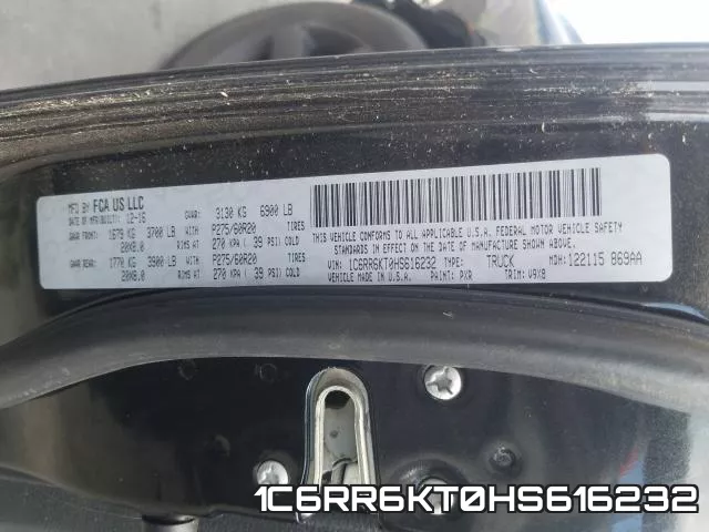 1C6RR6KT0HS616232 фото 2