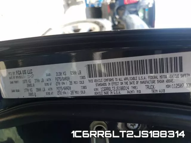 1C6RR6LT2JS188314 фото 2