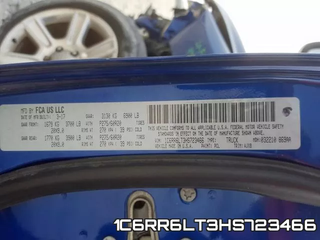 1C6RR6LT3HS723466 фото 2