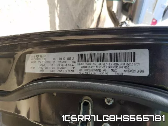 1C6RR7LG8HS565781 фото 2