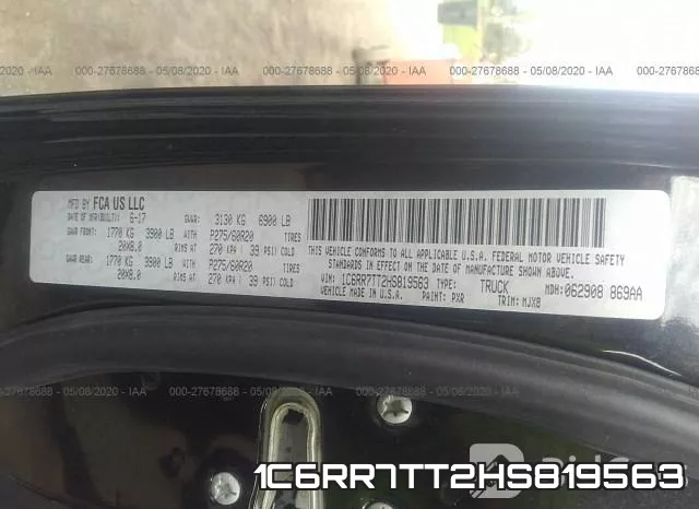 1C6RR7TT2HS819563 фото 10