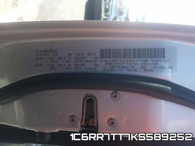 1C6RR7TT7KS589252 фото 2