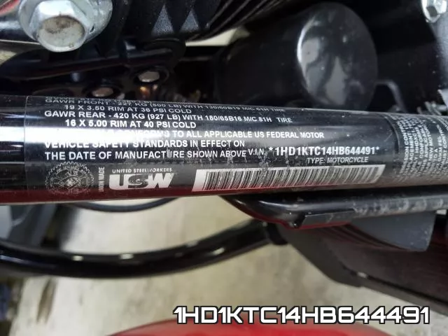 1HD1KTC14HB644491 фото 2