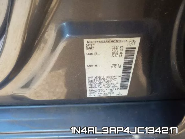 1N4AL3AP4JC134217 фото 2