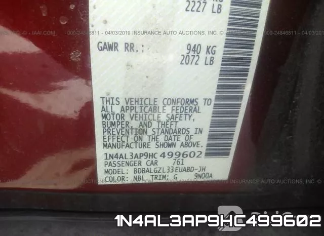 1N4AL3AP9HC499602 фото 10