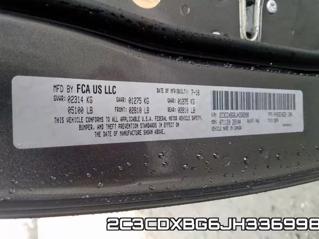 2C3CDXBG6JH336998 фото 2
