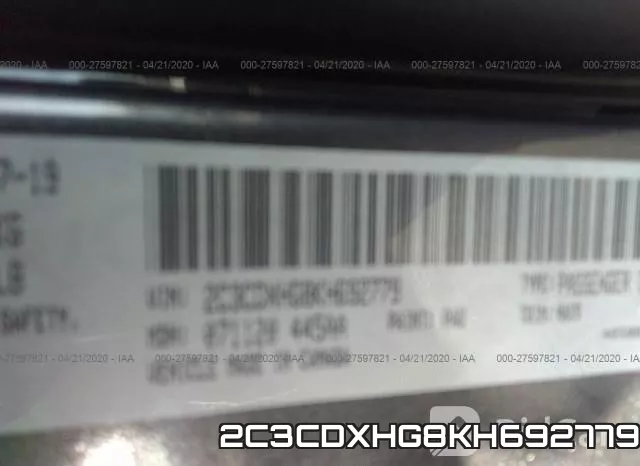 2C3CDXHG8KH692779 фото 10