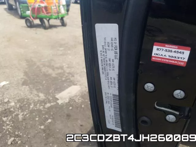 2C3CDZBT4JH260089 фото 2