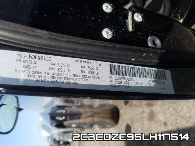 2C3CDZC95LH117514 фото 2