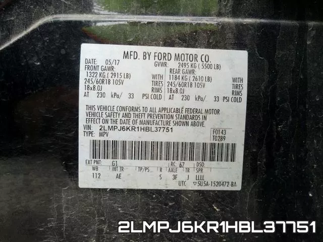 2LMPJ6KR1HBL37751 фото 2