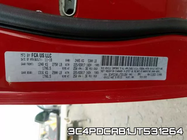 3C4PDCAB1JT531264 фото 2