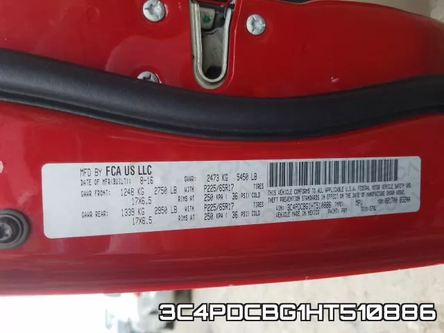 3C4PDCBG1HT510886 фото 2