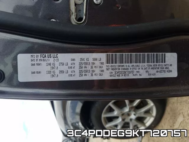 3C4PDDEG9KT720757 фото 2